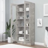  Vitrina siva boja betona 82,5x30,5x185,5 cm konstruirano drvo | Eponuda.ba