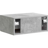  Noćni ormarić za montažu na zid 2 kom. Betonska siva | shoptok.hr