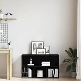  Polica za knjige crni hrast 50x25x80 cm inženjerski drvo | Shoptok.si