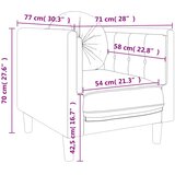  3-dijelni set sofa s jastucima krem baršunasti | shoptok.hr