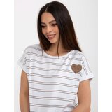 RELEVANCE Blouse-RV-BZ-8619.94-white-brown | shoptok.hr