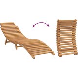  Ležaljka 2 pcs Smeđa 198 x 55 x 58,5 cm Čvrsto teak drvo | shoptok.hr