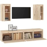 TV ormarići 4 kom od masivne borovine | shoptok.hr