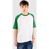 Blue Tomato Boxy Panelled T-shirt green / white Cene