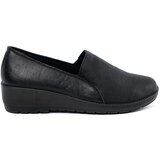 Shelvt Women's black platform shoes Cene