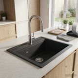  Jednostruki kuhinjski sudoper Granite 49 x 51 x 30.5 cm | shoptok.hr