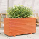  Vrtno cvetlično korito voščeno 90x40x49,5 cm trdna borovina | Shoptok.si
