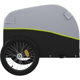 Prikolica za bicikl crno-zelena 45 kg željezna | shoptok.hr
