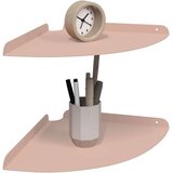  Ležeča polica s polico 2 pcs Roza 30 x 30 x 2 cm, (5000307444) | Shoptok.si