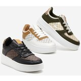 Resti Black women's sports shoes with Glou print - Footwear | Eponuda.ba