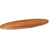 Stolna ploča 100x50x3,8 cm ovalna od masivnog drva bagrema | shoptok.hr