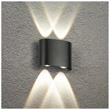  Brilagi - LED spoljašnje zidno svetlo FLAREBOX LED/4W/230V crno IP65 | Eponuda.com