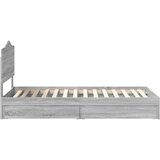  Okvir za krevet Siva Sonoma 75 x 190 cm Konstruirano drvo | shoptok.hr