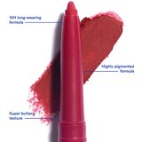 3INA The Automatic Lip Pencil črtalo za ustnice odtenek 250 - Wine red 0.35 g | Shoptok.si