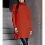 UR/CEO Long red soft turtleneck sweater Kali | ePonuda.com
