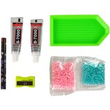 DIY Diamond Creative Kit Pink Reindeer Crystals Sequins 3D Keyring | Shoptok.si