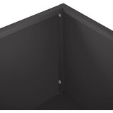  Vrtna saksija Crna 80 x 40 x 60 cm Čelična vrata | shoptok.hr
