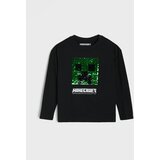 Sinsay Pamučna majica kratkih rukava s apliciranim šljokicama Minecraft | shoptok.hr