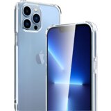 NIKCORP Ovitek za iPhone 13 Pro prozoren iz polikarbonata in zaščitno kaljeno steklo za zaslon, komplet 3 kosi za popolno zaščito, (5000139219) | Shoptok.si