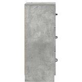  Ormar s ladicama Betonska siva 33 x 34,5 x 87 cm | Eponuda.com
