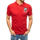 DStreet Koszulka polo z haftem czerwona | shoptok.hr