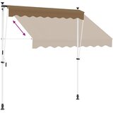  Ručno sklopiva tenda Bež 100 cm | shoptok.hr