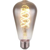 Globo LED sijalica FILAMENT E27 ST64 6.5W 2000K DIMABILNA SMOKE | ePonuda.com