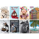  Bilježnica visoki kvadratići, A4, Studio mix, pakiranje 10/1 | shoptok.hr
