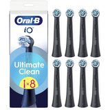 Oral-b zamjenske glave za četkicu iO Ultimate Clean, crna, 8 kom | shoptok.hr