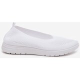 Boto Ladies Mesh Ballet Flats In Sporty Style White Virella | Shoptok.si