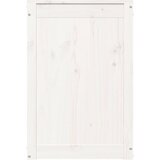  Kutija za rublje bijela 44 x 44 x 66 cm od masivne borovine | shoptok.hr