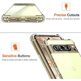 Techsuit Shockproof Clear Silicone prozirna maskica otporna na udarce za Google Pixel 9 Pro | shoptok.hr