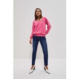 Marisse V-Neck Sweatshirt L-Bl-3702 Pink | Shoptok.si