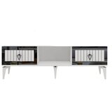 Hanah home tv polica linda white silver
