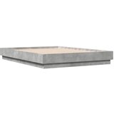 vidaXL Okvir kreveta boja betona 120x190 cm od konstruiranog drva Cijene