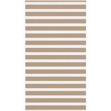 Zebra zavjesa Pješčano smeđa 120x200 cm Širina tkanine 115,9 cm Poliester | Shoptok.si