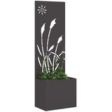  Privatnost u vrtu Crna 50 x 150 cm Hladno valjana čelična | Eponuda.com
