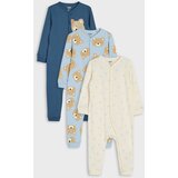 Sinsay Pamučne pidžame za bebe s motivom medvjedića i zvjezdica 3 pack | shoptok.hr