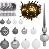  Umjetno božićno drvce Bijelo 210 cm PVC | shoptok.hr