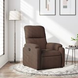  Naslonjač smeđi tkanina od mikrovlakana | shoptok.hr