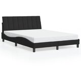 Maison Chic Posteljni okvir - Dvoposteljna postelja - Zakonska postelja brez vzmetnice črn 120x200 cm žamet-J11690, (21770685) | Shoptok.si