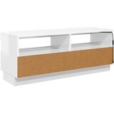 TV ormarić s LED svjetlima visoki sjaj bijeli 100 x 35 x 40 cm | shoptok.hr