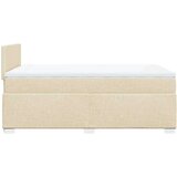  Krevet box spring s madracem krem 120 x 190 cm od tkanine | shoptok.hr