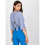 LAKERTA Blouse-LK-BZ-506243.78-white-navy blue | Shoptok.si