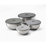 Joseph Joseph Sklede v kompletu 4 ks iz nerjavečega jekla v srebrni barvi ø 28,5 cm Nest Prep&Store – | Shoptok.si