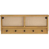  Zidna vješalica za kapute SANDNES 87x12x35 cm puno drvo bor | shoptok.hr