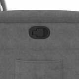  Naslonjač na podizanje tamnosivi od mikrovlakana | shoptok.hr