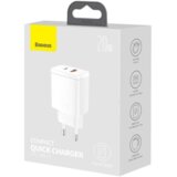 Baseus CCXJ-B02 mobile device charger Universal White AC Fast charging Indoor | shoptok.hr