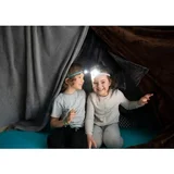 KIDLED4R DINO - LED prigušiva punjiva dečija čelna lampa LED IPX4 40 lm 18 h zelena