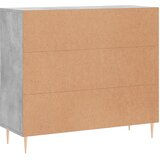  Komoda siva boja betona 90x34x80 cm od konstruiranog drva | shoptok.hr